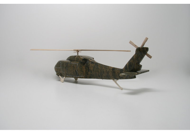 406 Helicopter by Joanasie Lucassie