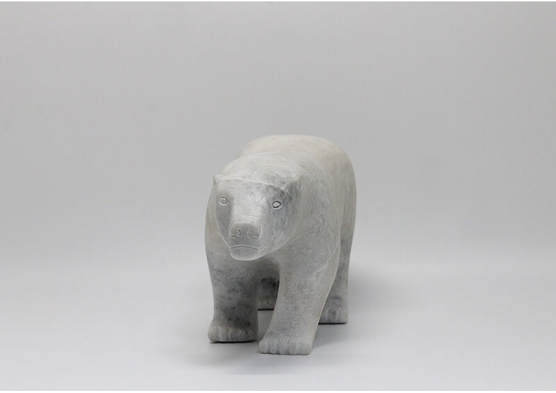 19723 Marble walking bear by Jerry Ell