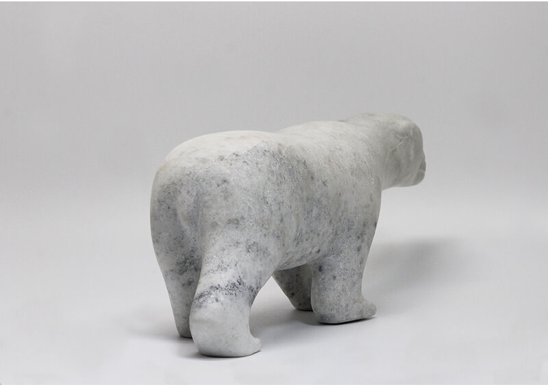 19723 Marble walking bear by Jerry Ell