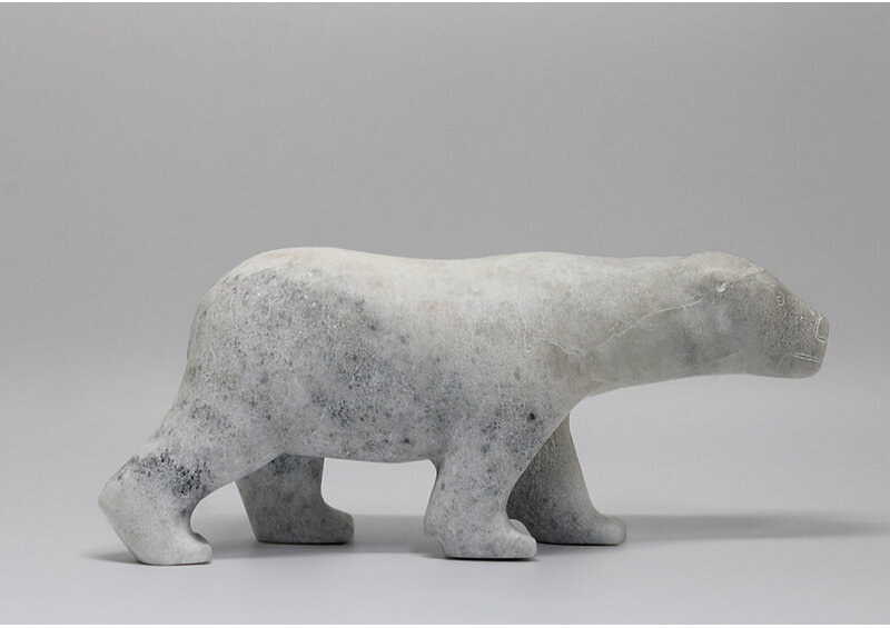 19723 Marble walking bear by Jerry Ell