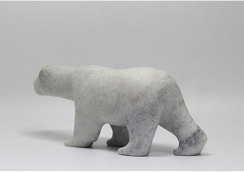 19723 Marble walking bear by Jerry Ell