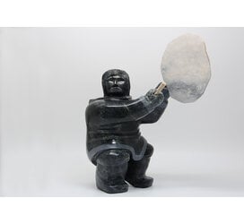 24428 Drum dancer by Archie Ishulutak