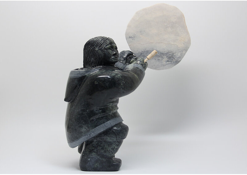 24428 Drum dancer by Archie Ishulutak