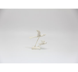 10352 Ivory bird and owl by Ben Kovic