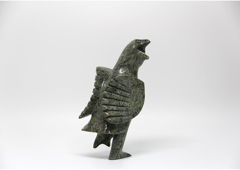 9034 Dancing bird by Pootoogoo Qiatsuk