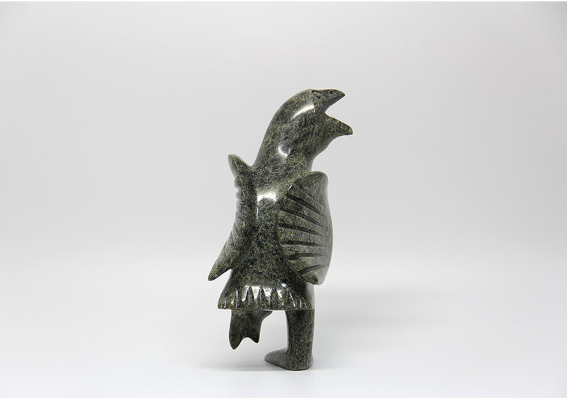 9034 Dancing bird by Pootoogoo Qiatsuk