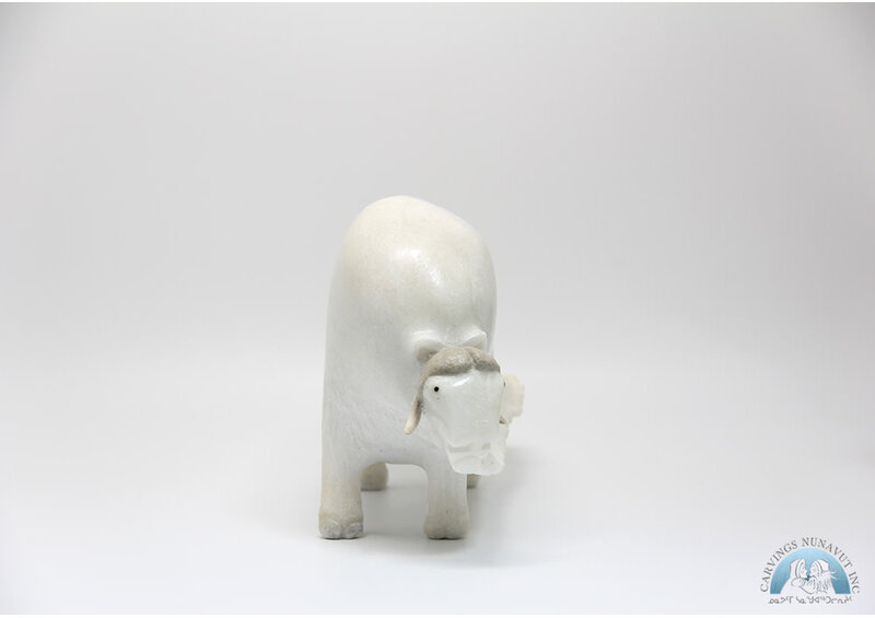 24358 Marble musk ox by Jomie Aipeelie