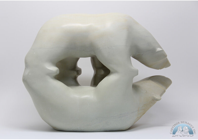 24802 Mirror bear by Tony Oqutaq