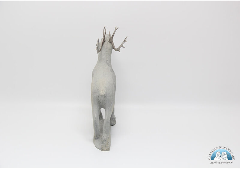 Sandstone etched caribou by Esa Kripanik