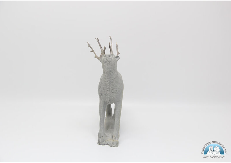 Sandstone etched caribou by Esa Kripanik