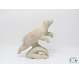 Sandstone etched bears by Esa Kripanik