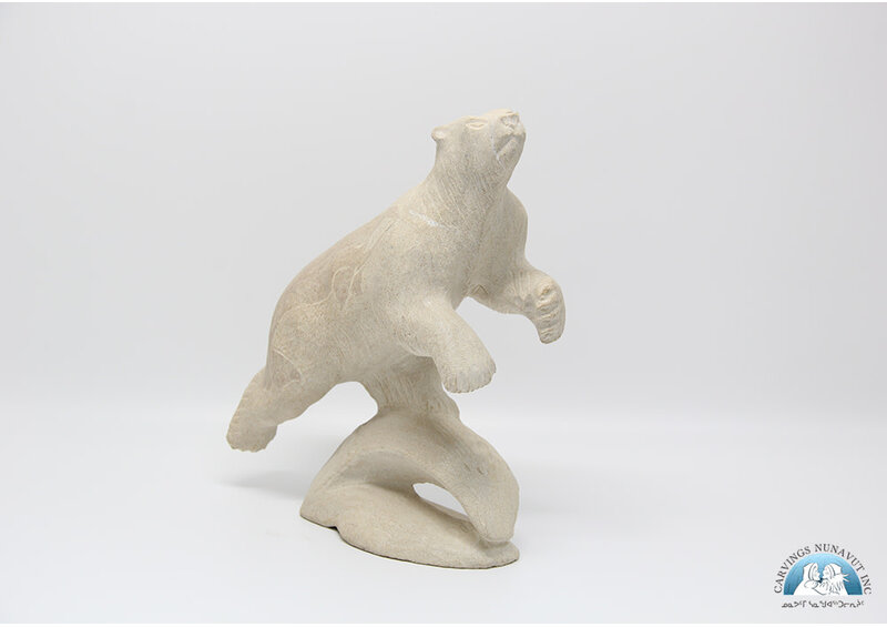 Sandstone etched bears by Esa Kripanik