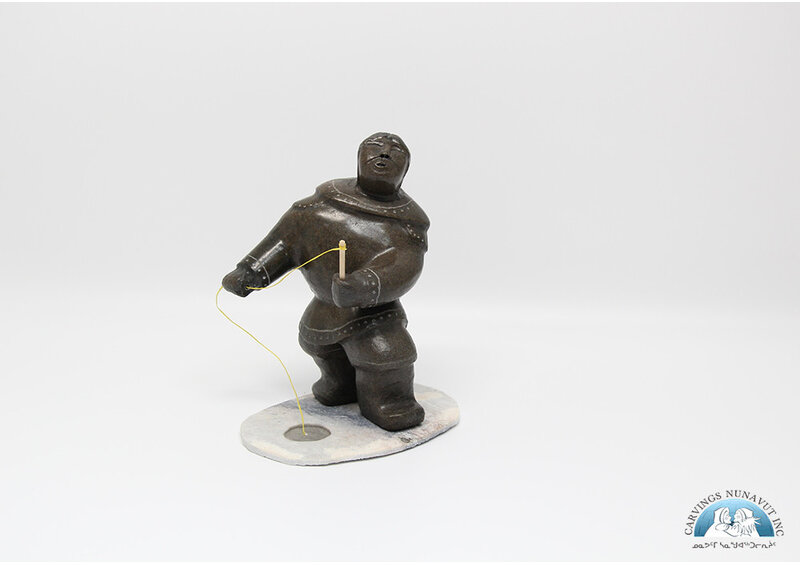 24694 Fisher woman by Archie Ishulutak