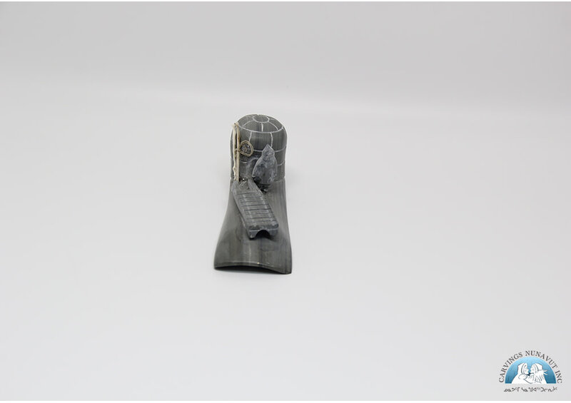 24656 Grey Marble Igloo Scene by Iziasie Kopalie