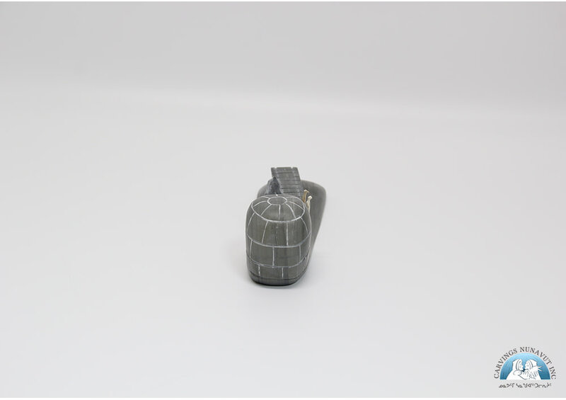 24656 Grey Marble Igloo Scene by Iziasie Kopalie