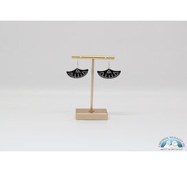 24873 Baleen tuniit earrings by Norman Qupee