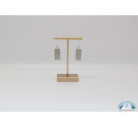 24874 Sterling silver earrings by Greg Morgan