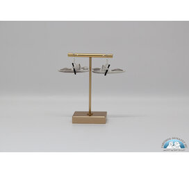 24877 Caribou antler qajaaqti earrings by Norman Nowdluk