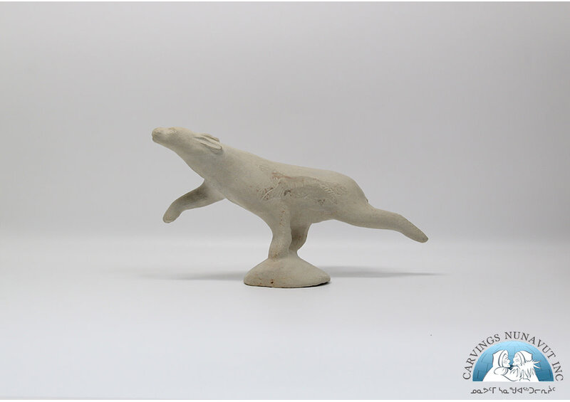 24879 Sandstone etched arctic hare