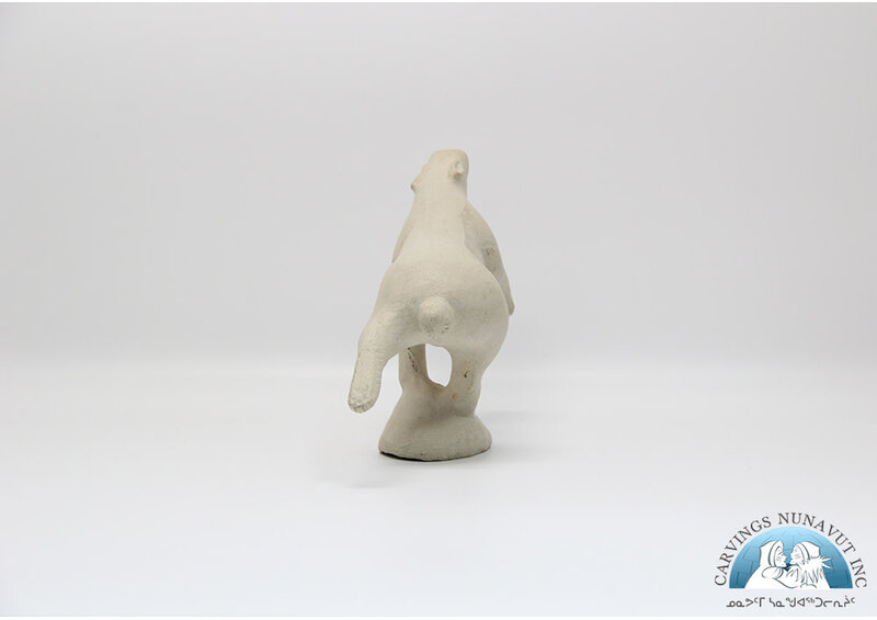 24879 Sandstone etched arctic hare