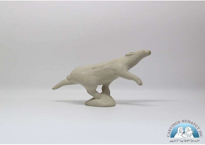 24879 Sandstone etched arctic hare