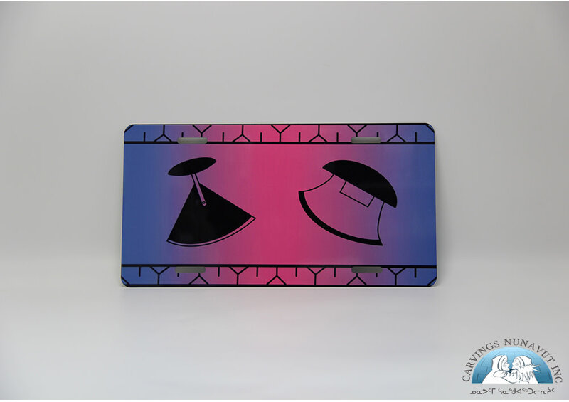 Carvings Nunavut Inc 24887 CNI License Plate