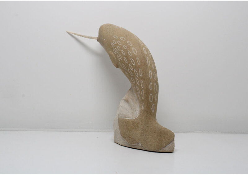 24206 Etched narwhal by Esa Kripanik