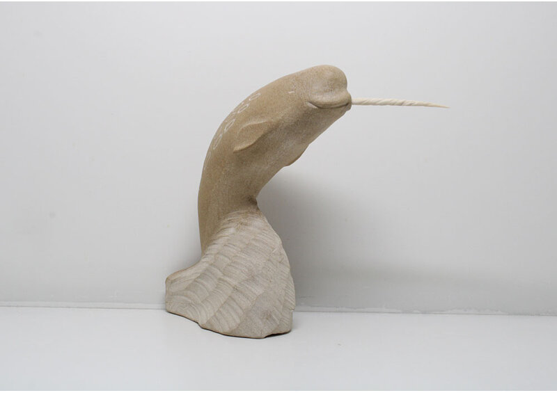 24206 Etched narwhal by Esa Kripanik