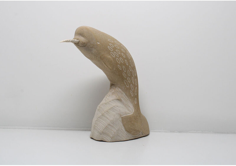 24206 Etched narwhal by Esa Kripanik