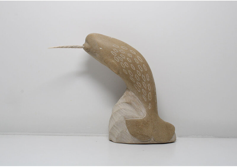 24206 Etched narwhal by Esa Kripanik