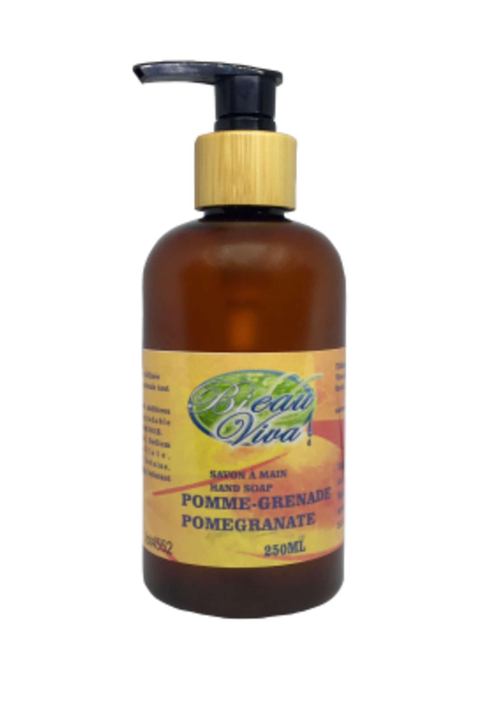 Bieau Viva Savon à main, Pomme grenade, 250 ml