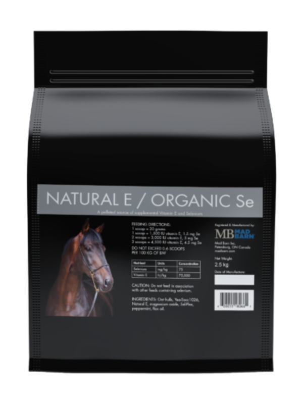 Mad Barn Suplément de vitamine E naturelle et de sélénium organique 2.5 kg