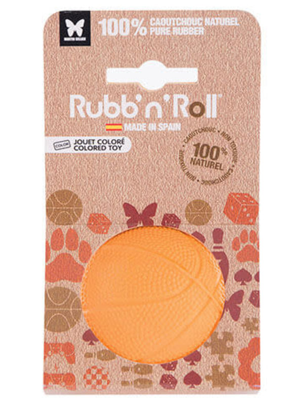 Rubb'n roll Rubb N Roll jouet balle large orange