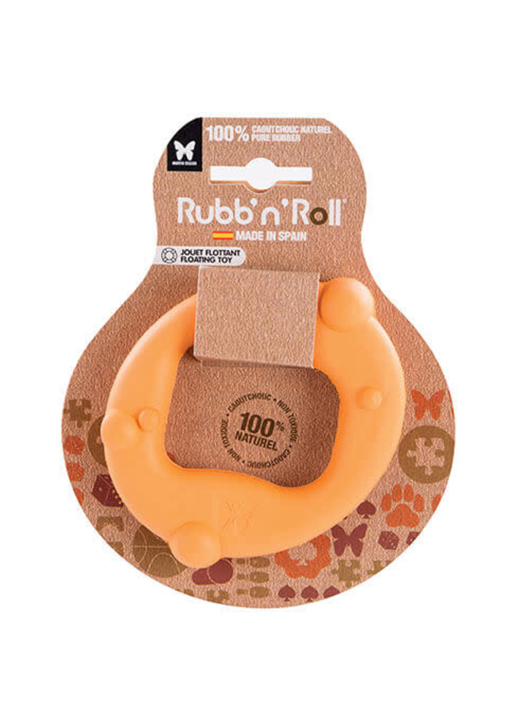 Rubb'n roll RUBB N ROLL Jouet cercle ORANGE