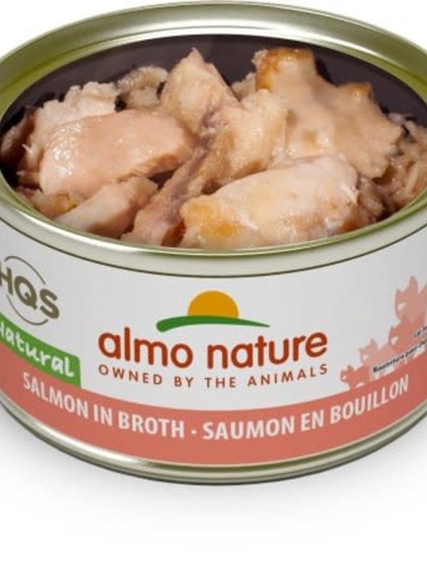 Almo Nature Almo nature HQS natural chat saumon au naturel 70 g