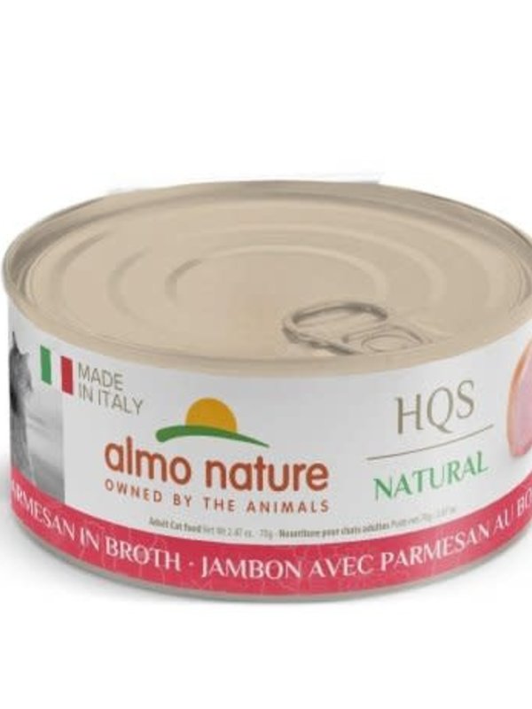 Almo Nature Almo nature, Italie HQS chat, jambon avec parmesan en bouillon 70G