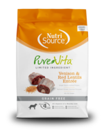 NutriSource PureVita pour chiens Venaison et lentilles rouges