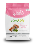 NutriSource PureVita Sans grains pour chiens Saumon et pois