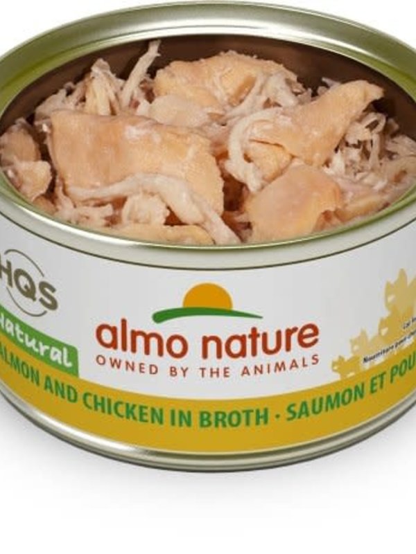 Almo Nature Almo nature HQS natural chat - saumon et poulet 70gr