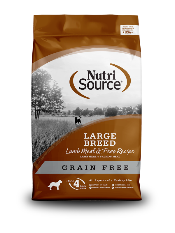 NutriSource NutriSource Sans grain Grande Race Agneau et pois