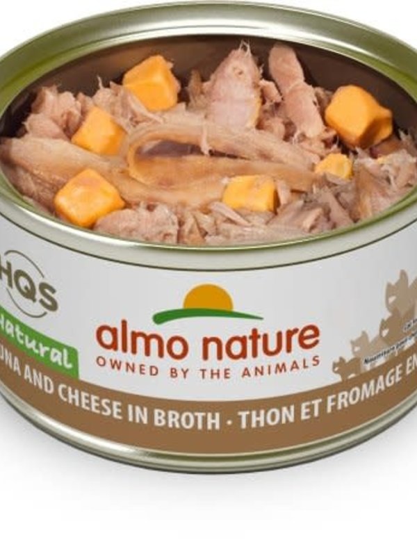 Almo Nature Almo nature, HQS, thon et fromage en bouillon, 70 gr