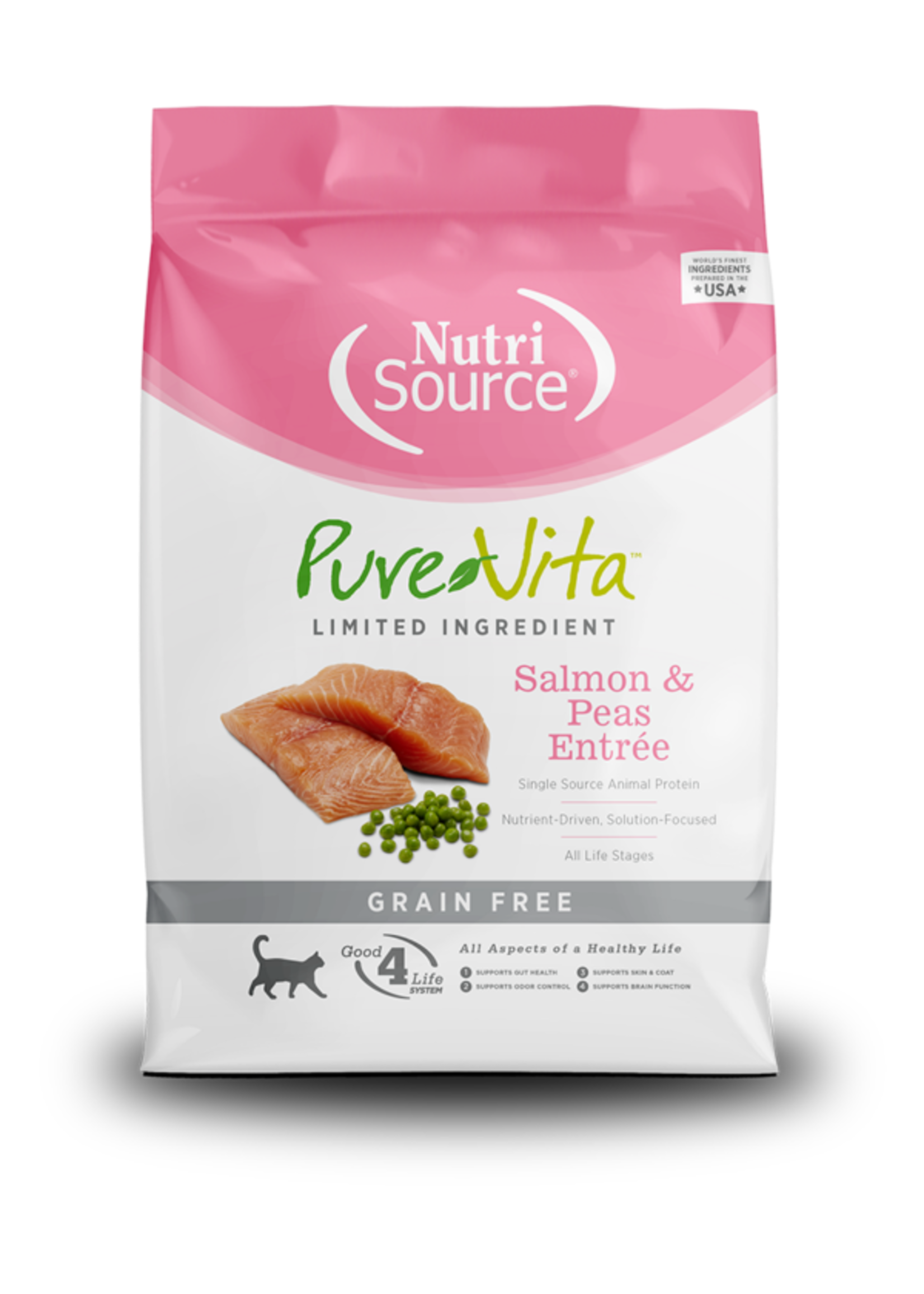 NutriSource PureVita sans grains pour chat au saumon