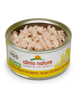 Almo Nature Almo nature HQS Natural pour chat Poitrine de poulet en bouillon 70 g