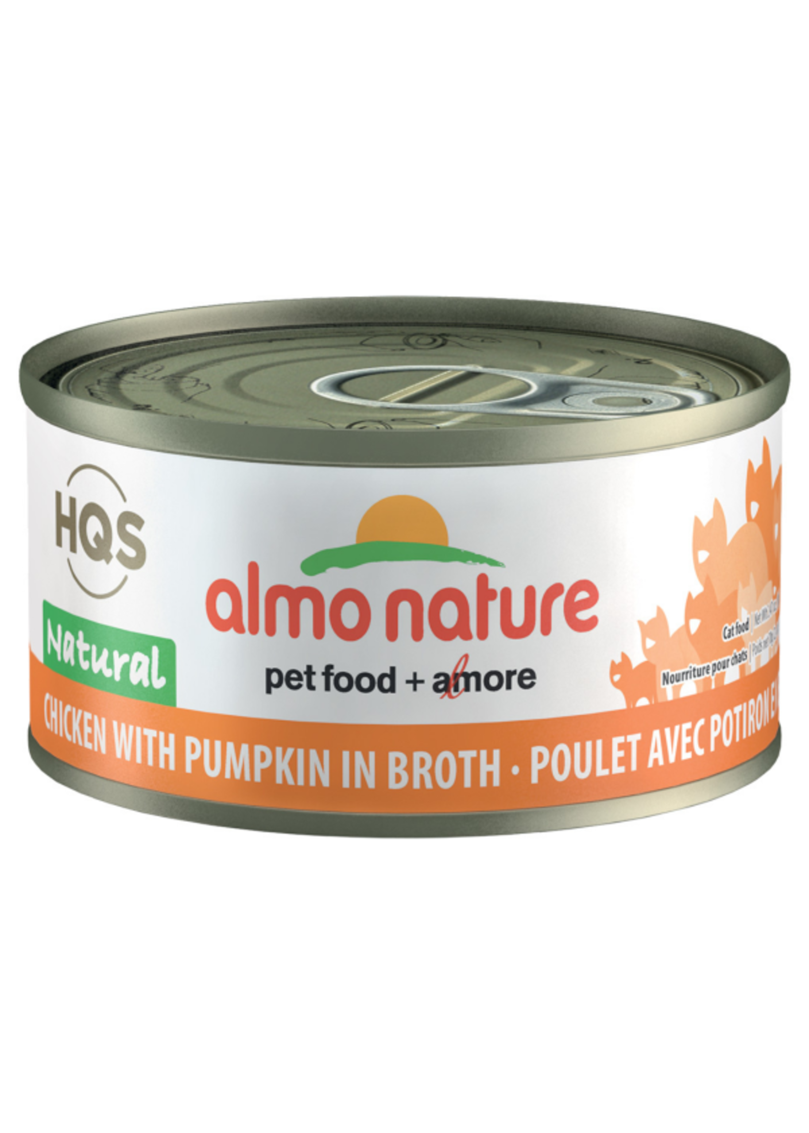 Almo Nature Almo Nature HQS Natural pour chat Poulet et citrouille en bouillon