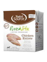 NutriSource PureVita Sans grains Style pâté Entrée de poulet pour chiens