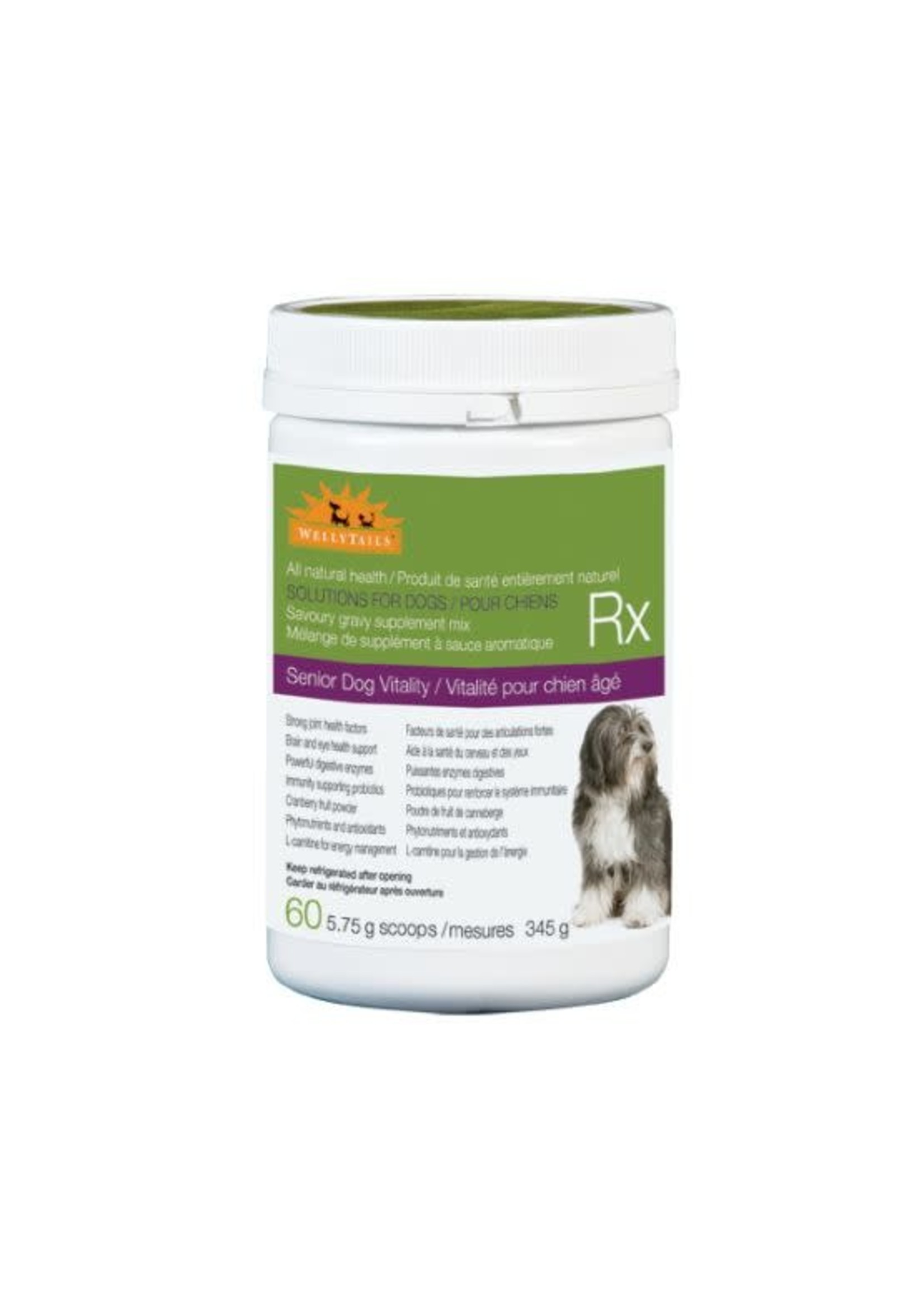 Welly Tails WELLY TAILS SUPPLÉMENTS VITALITÉ POUR CHIEN AGÉ 345gr