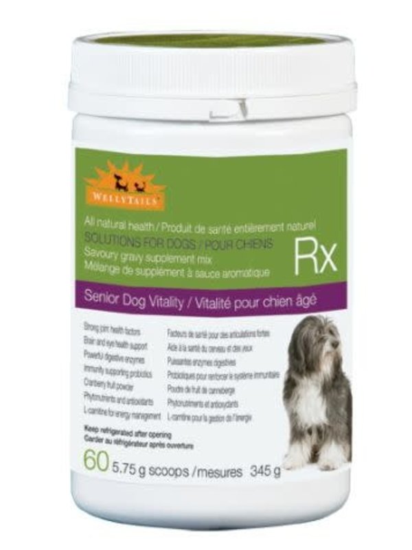 Welly Tails WELLY TAILS CHIEN SUPPLEMENTS VITALITE POUR CHIEN AGE 345 GR