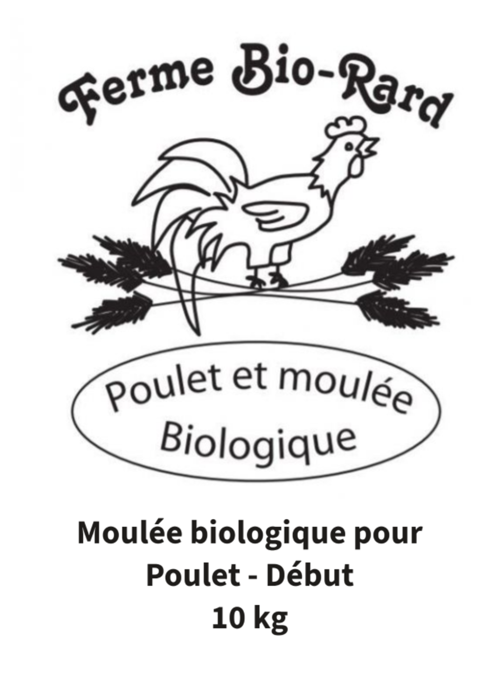 Bio Rard Bio-Rard  Moulée biologique pour poulet - Début 21%