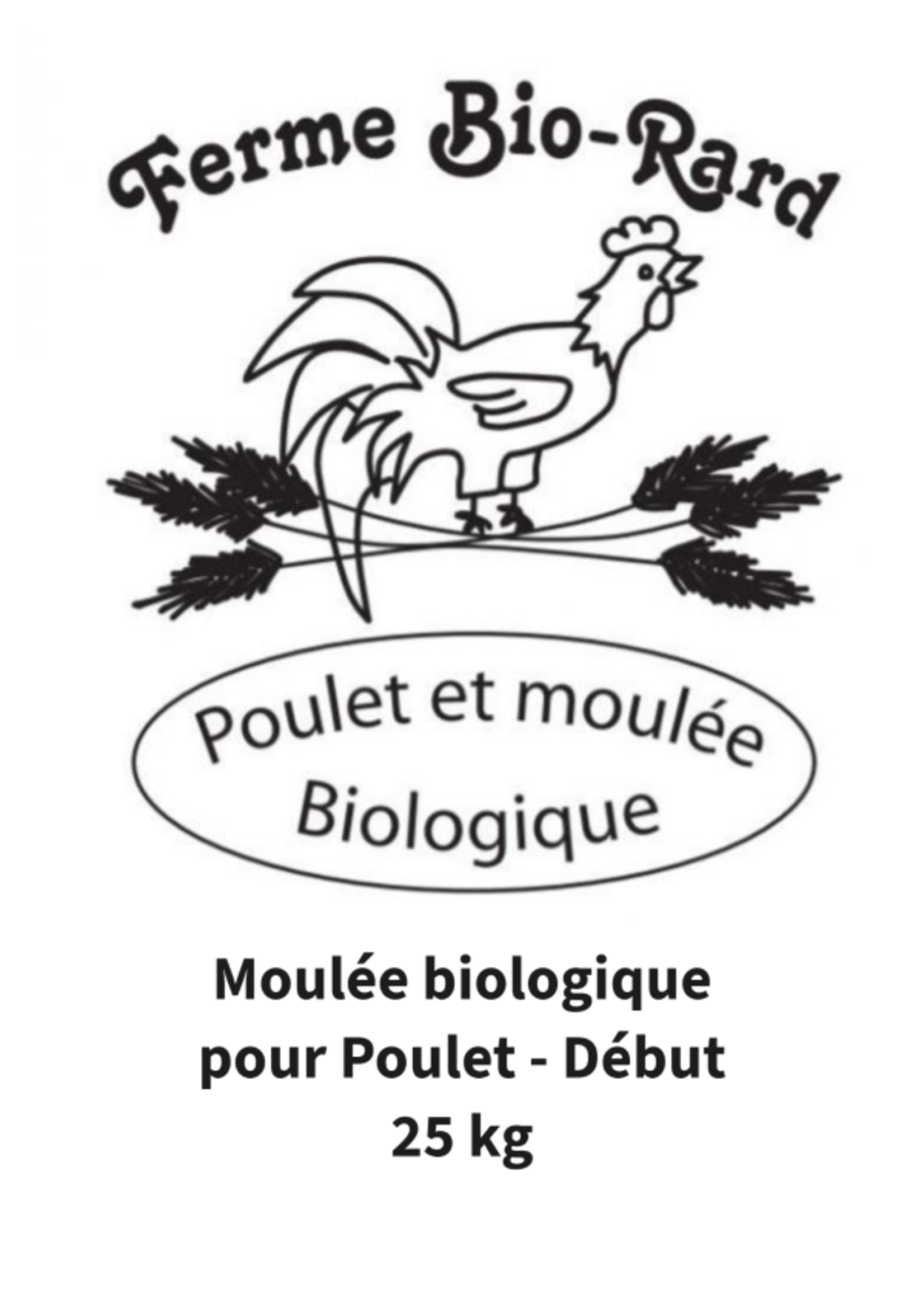 Bio Rard Bio-Rard  Moulée biologique pour poulet - Début 21%