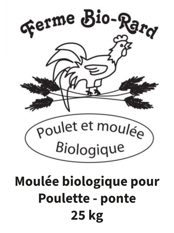 Bio Rard Bio-Rard Moulée biologique pour poulette - ponte